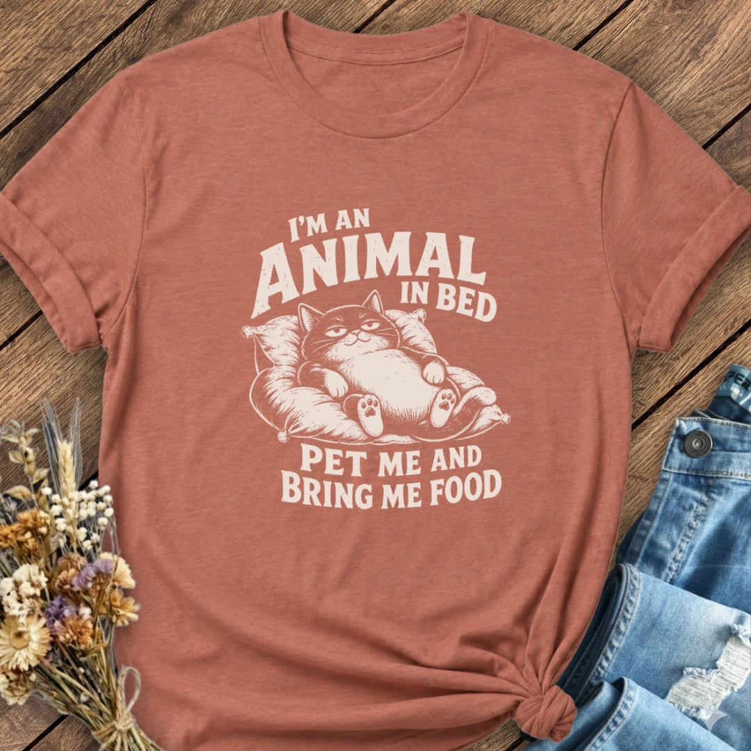 Animal In Bed Tee