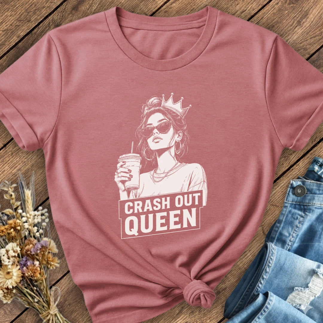 Crash Out Queen Tee