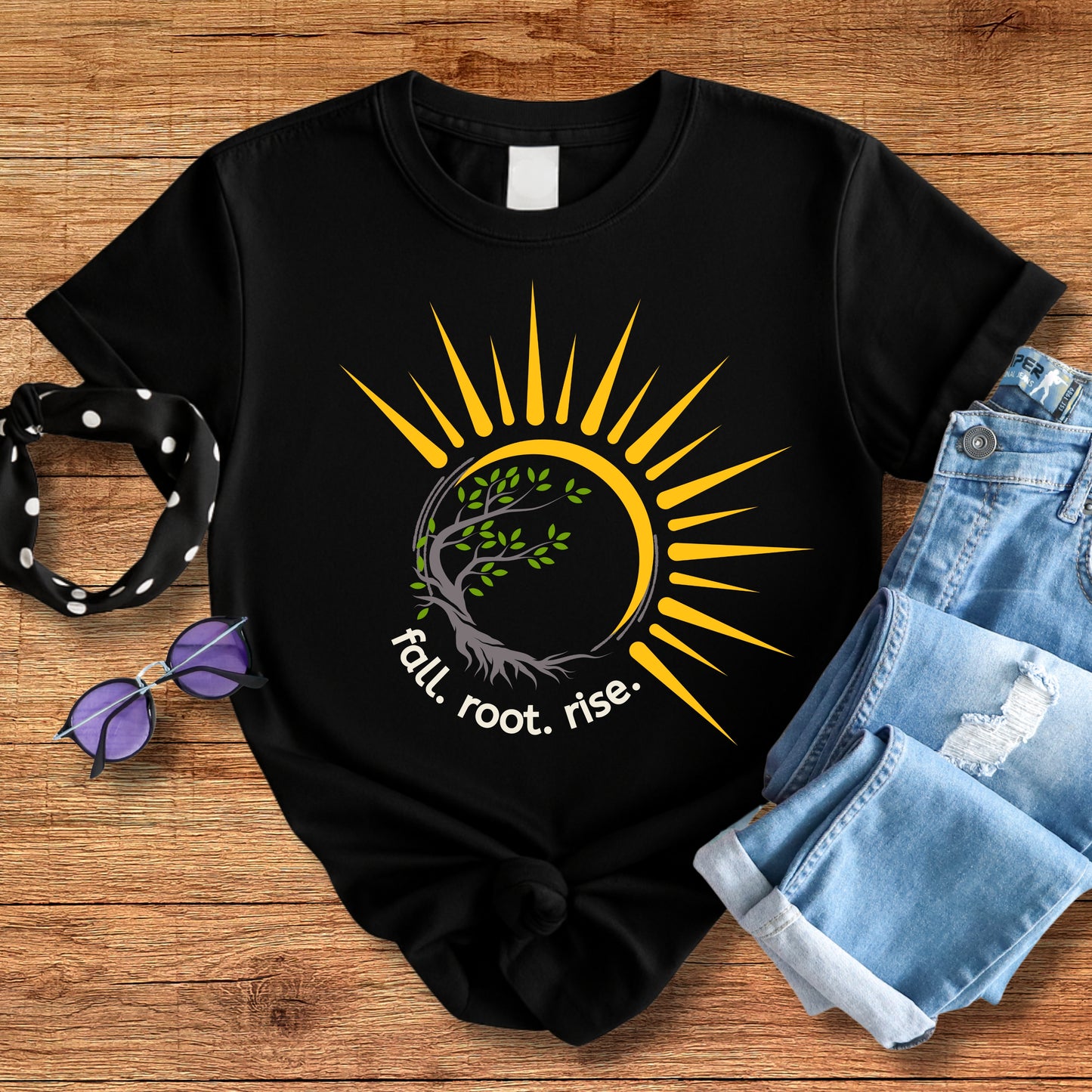 Fall. Root. Rise. Tee
