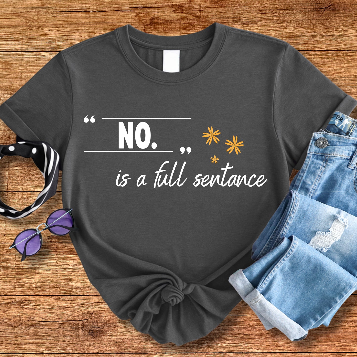 “No.“ Tee