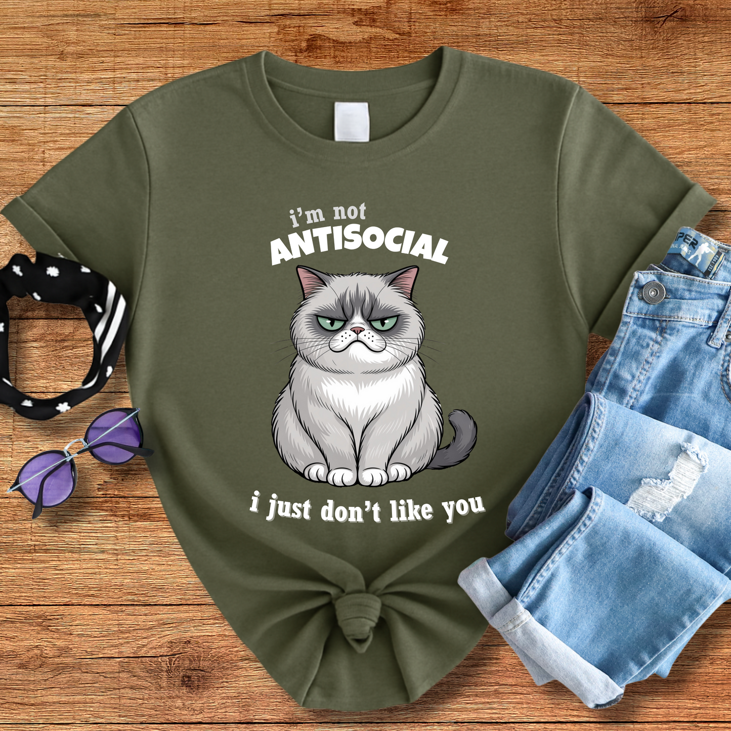 Not Antisocial, Just Honest Tee