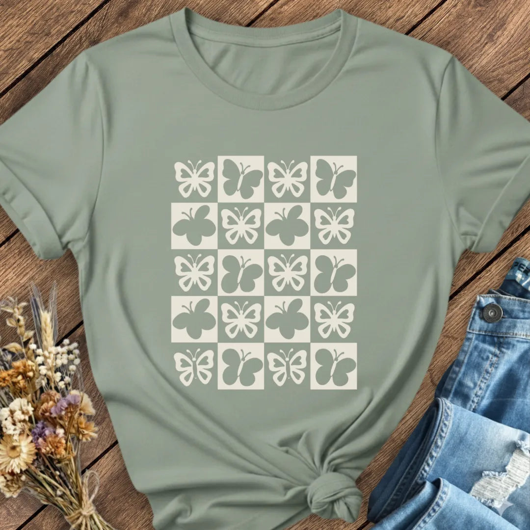 Butterfly Grid Tee