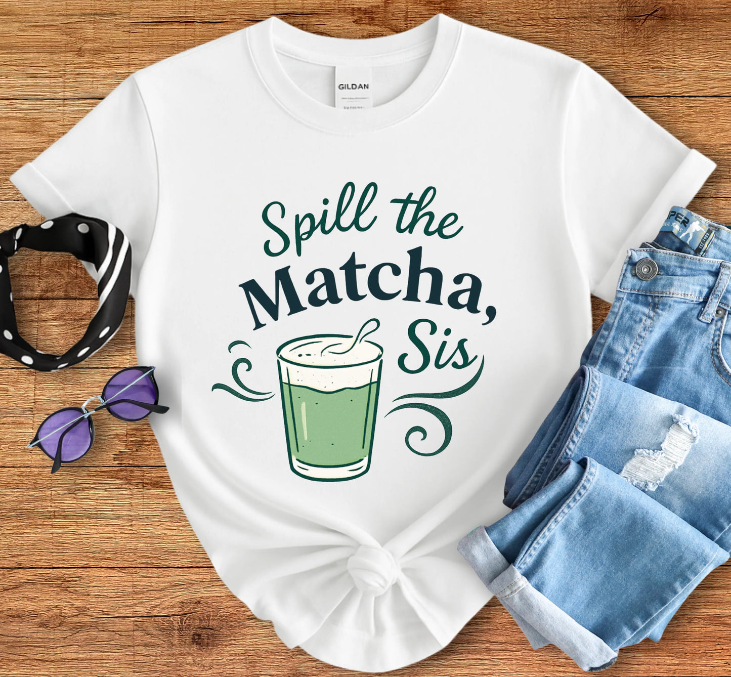 Spill The Matcha Tee