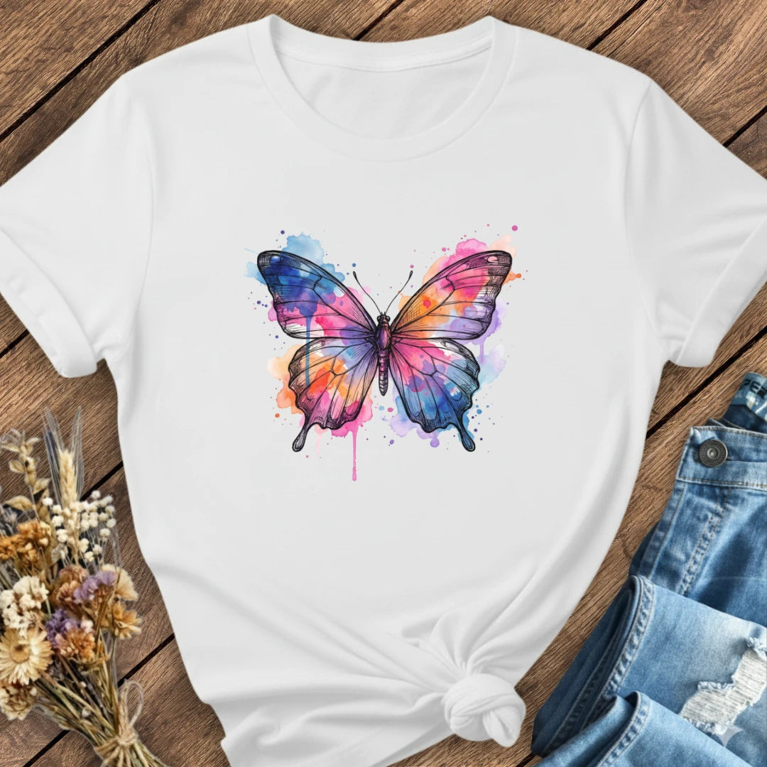 Colorburst Butterfly Tee