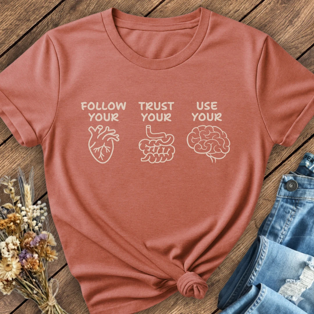 Heart Gut Brain Tee