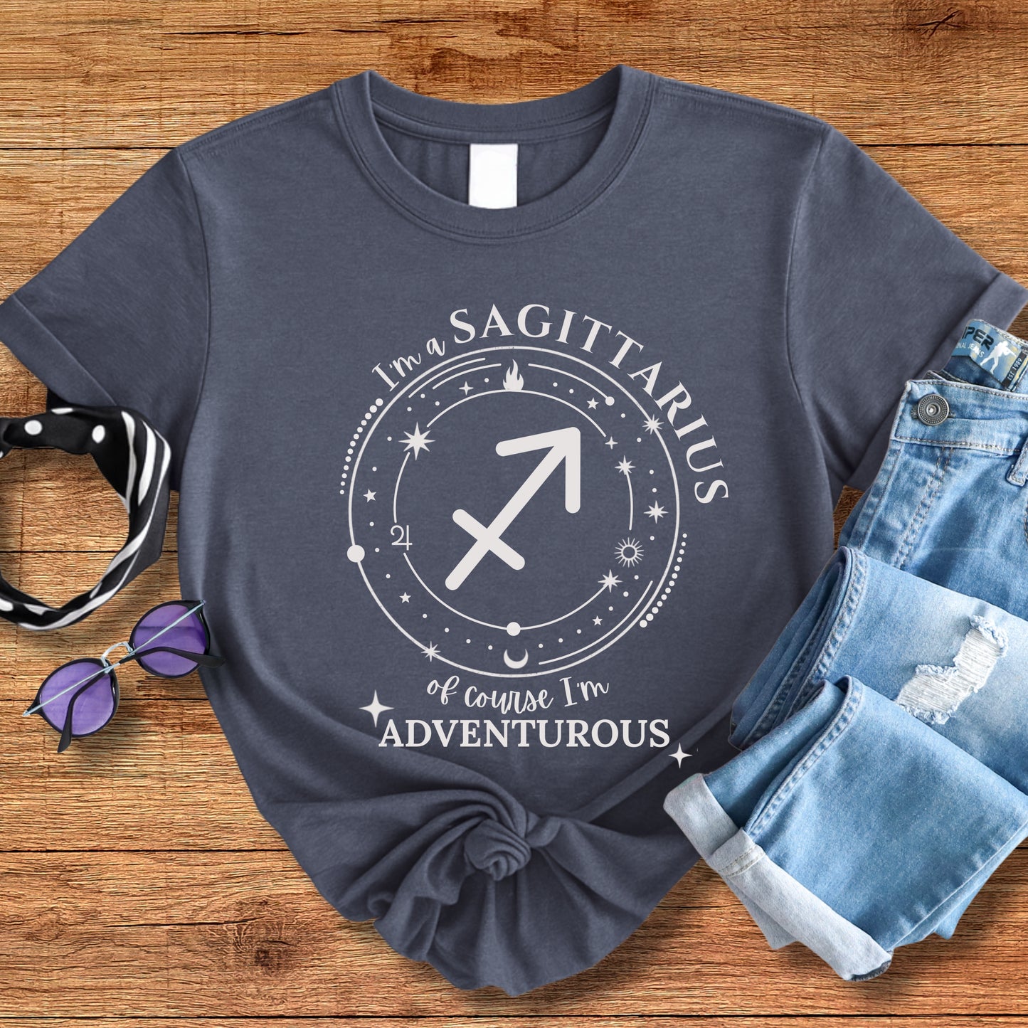 Adventurous Sagittarius Tee