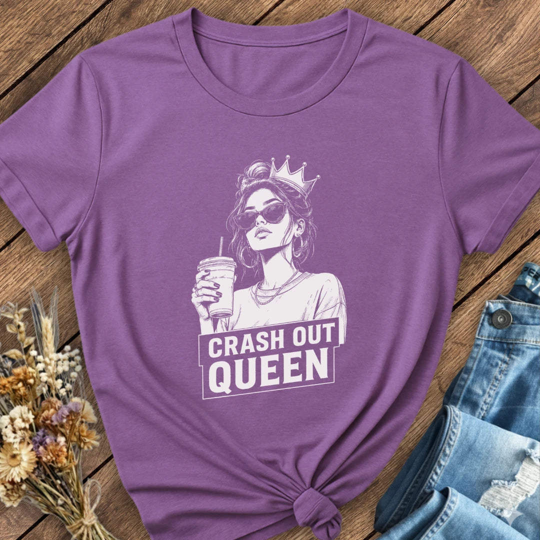 Crash Out Queen Tee