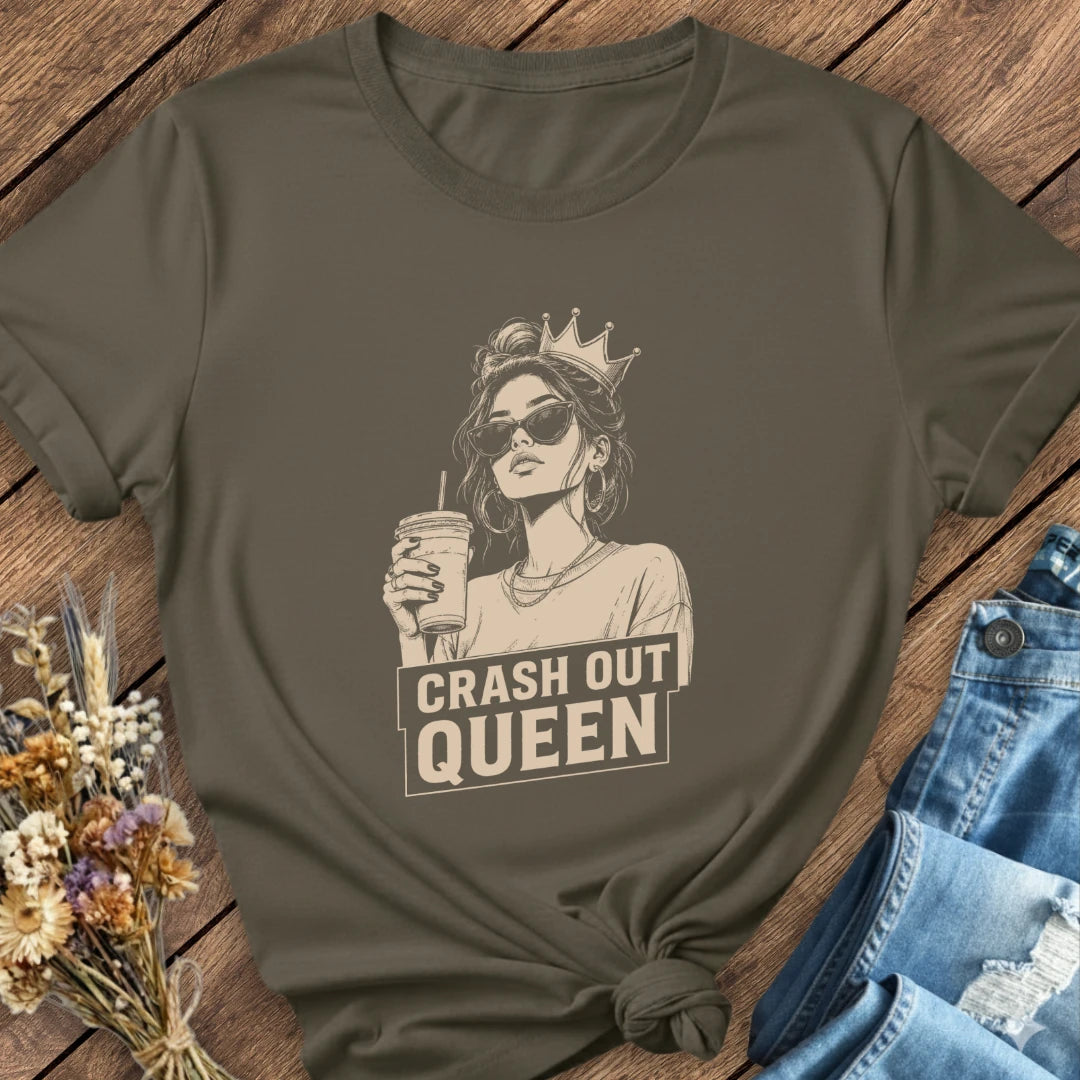 Crash Out Queen Tee
