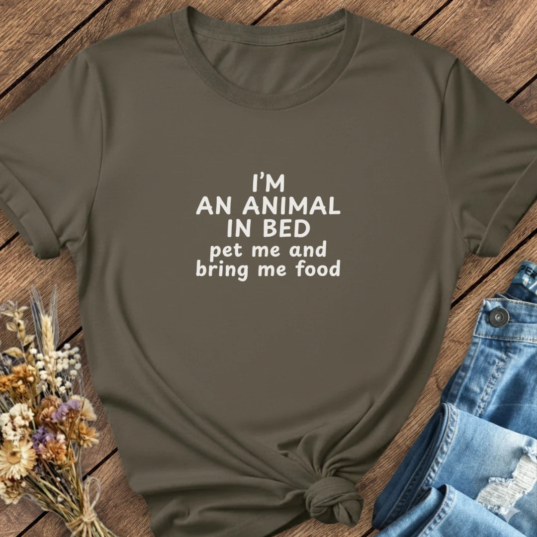 Animal In Bed Tee