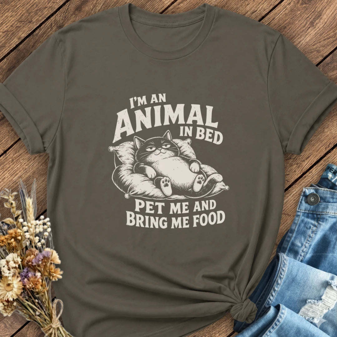 Animal In Bed Tee
