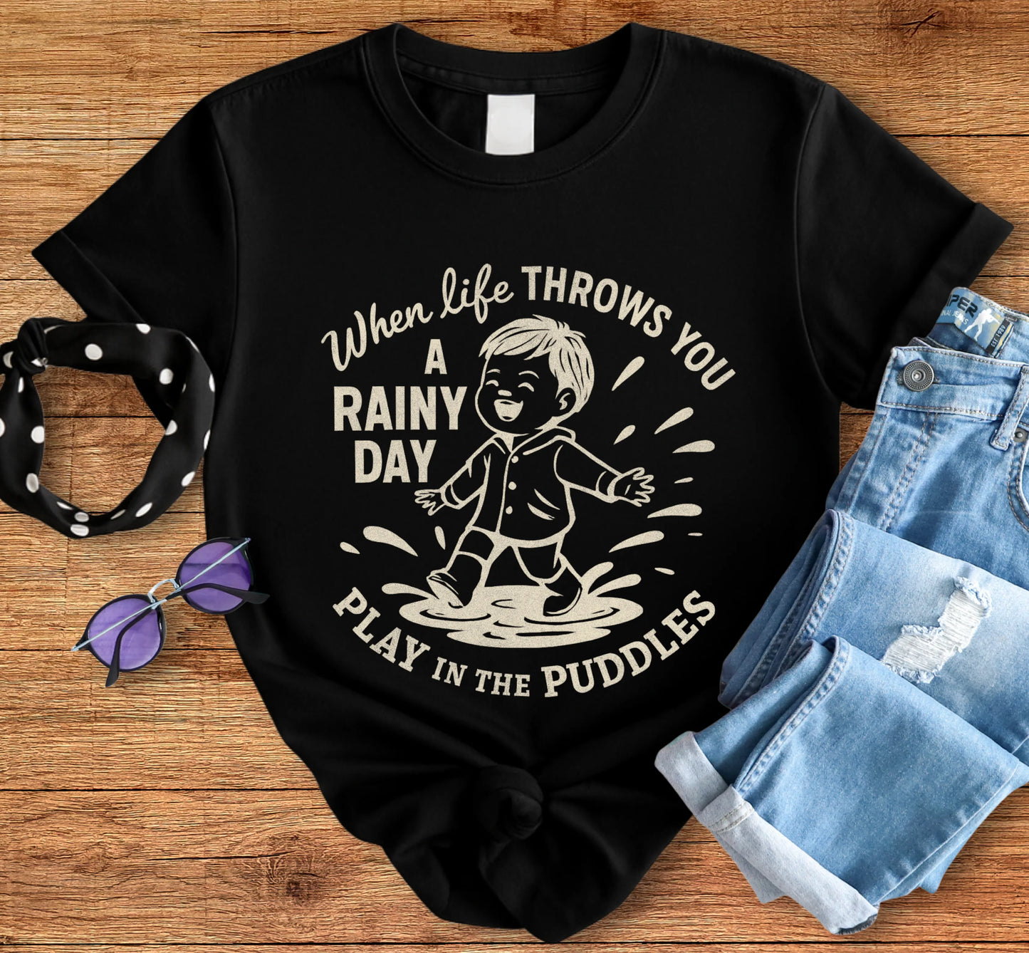 Play In The Puddles Tee