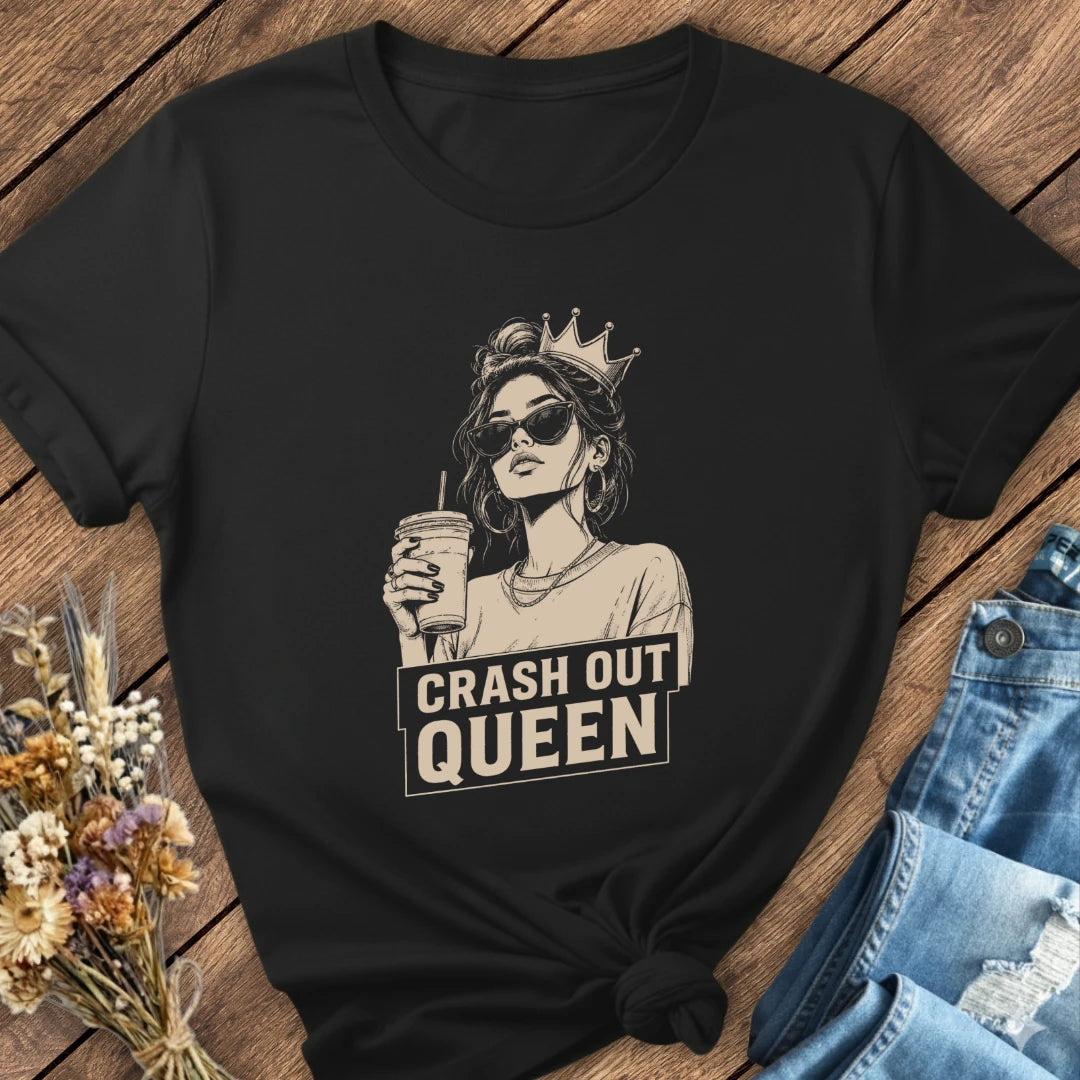 Crash Out Queen Tee