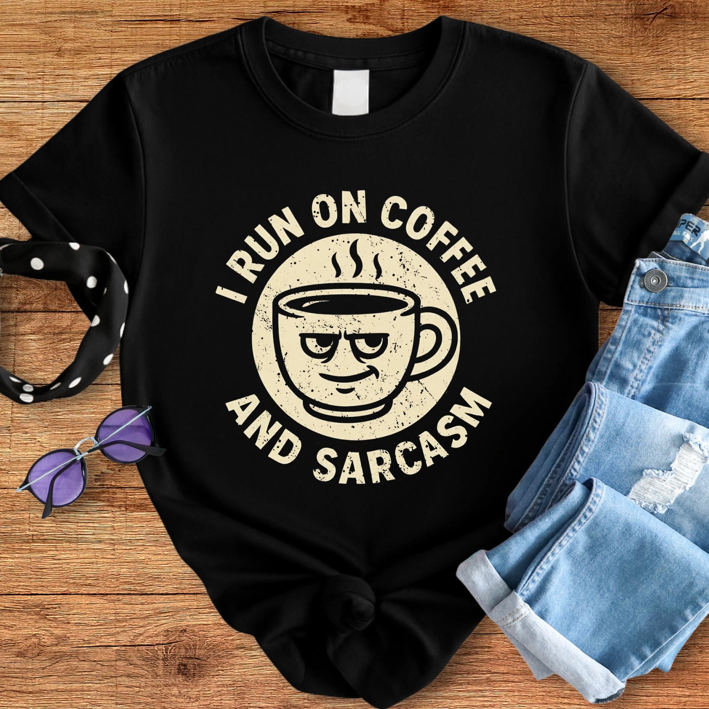 Coffee & Sarcasm Tee