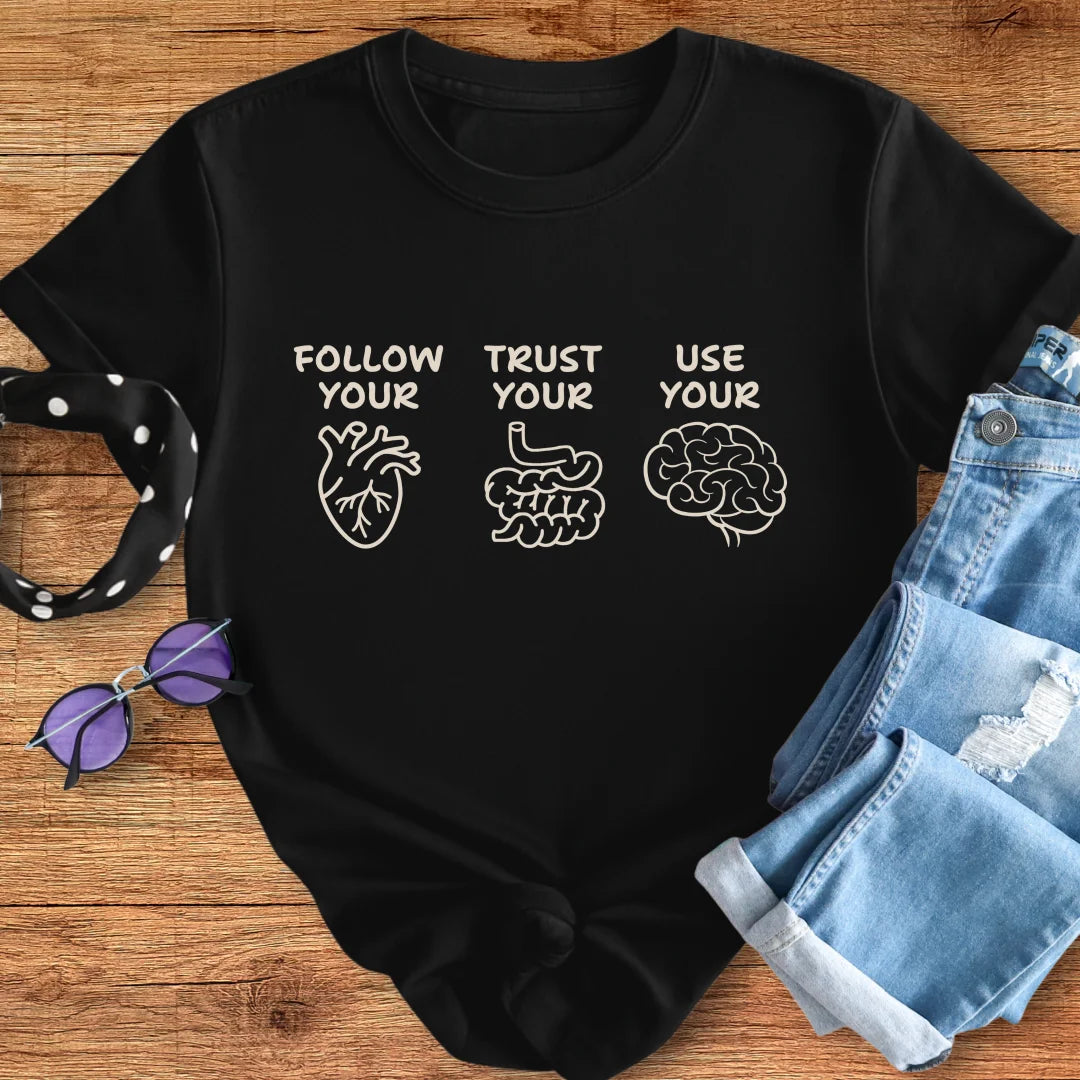 Heart Gut Brain Tee