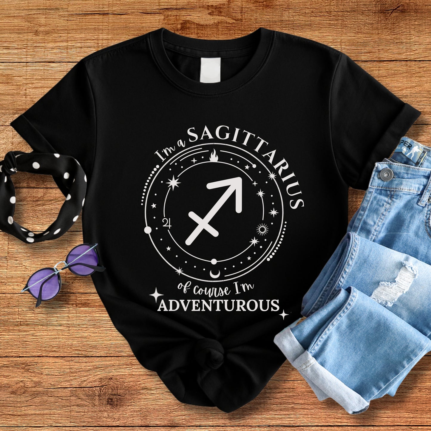 Adventurous Sagittarius Tee