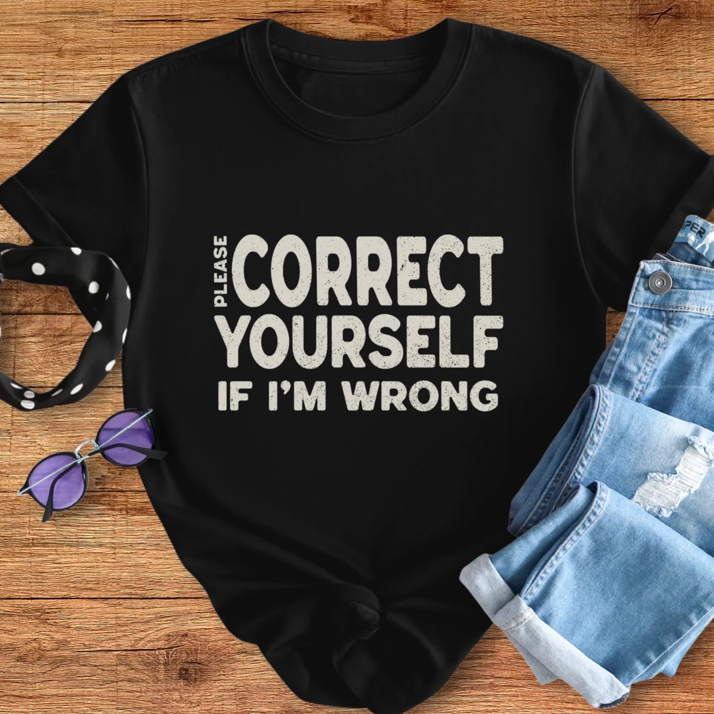Correct Yourself Tee