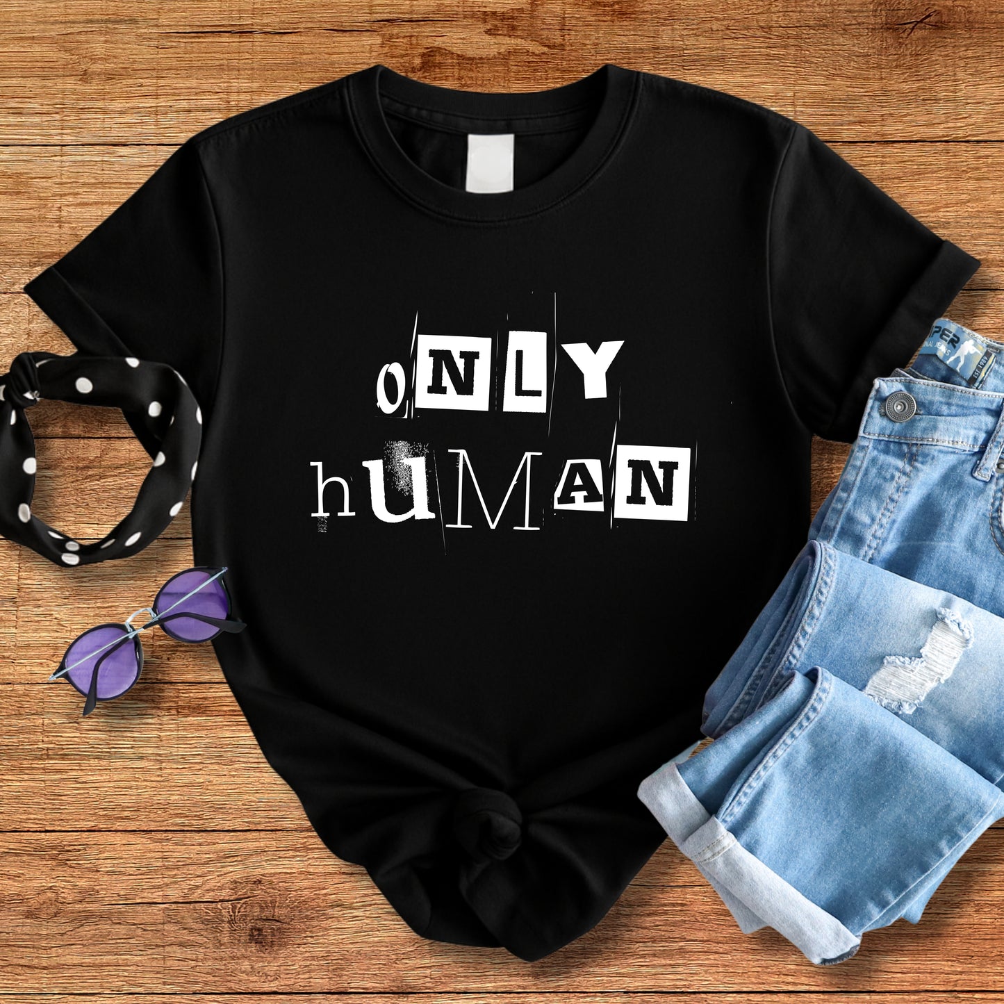 Only Human Tee
