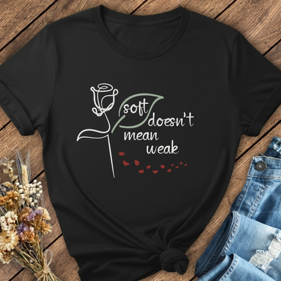 Soft Doesn't Mean Weak Tee