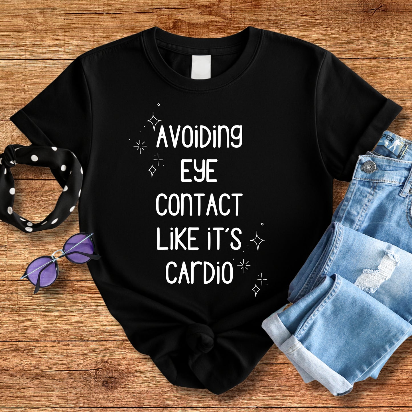 Avoiding Eye Contact Tee