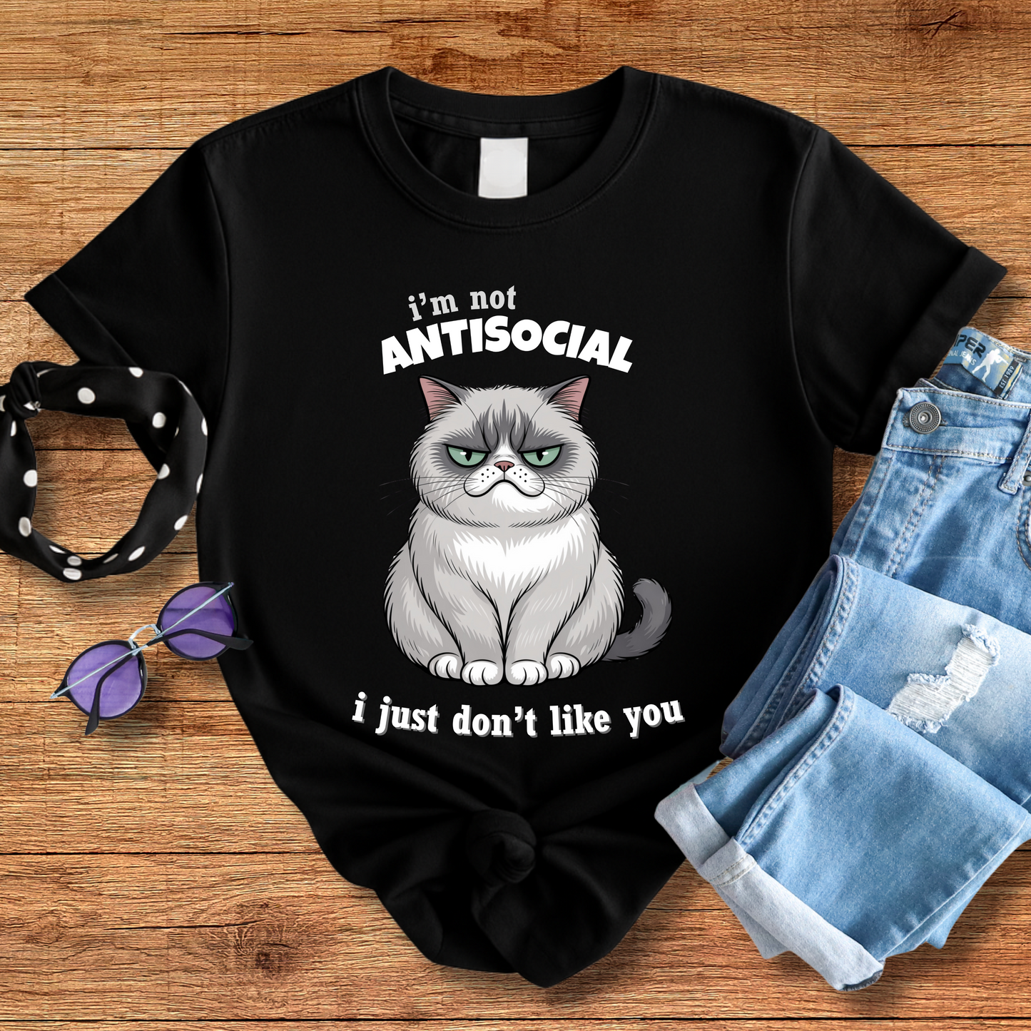 Not Antisocial, Just Honest Tee
