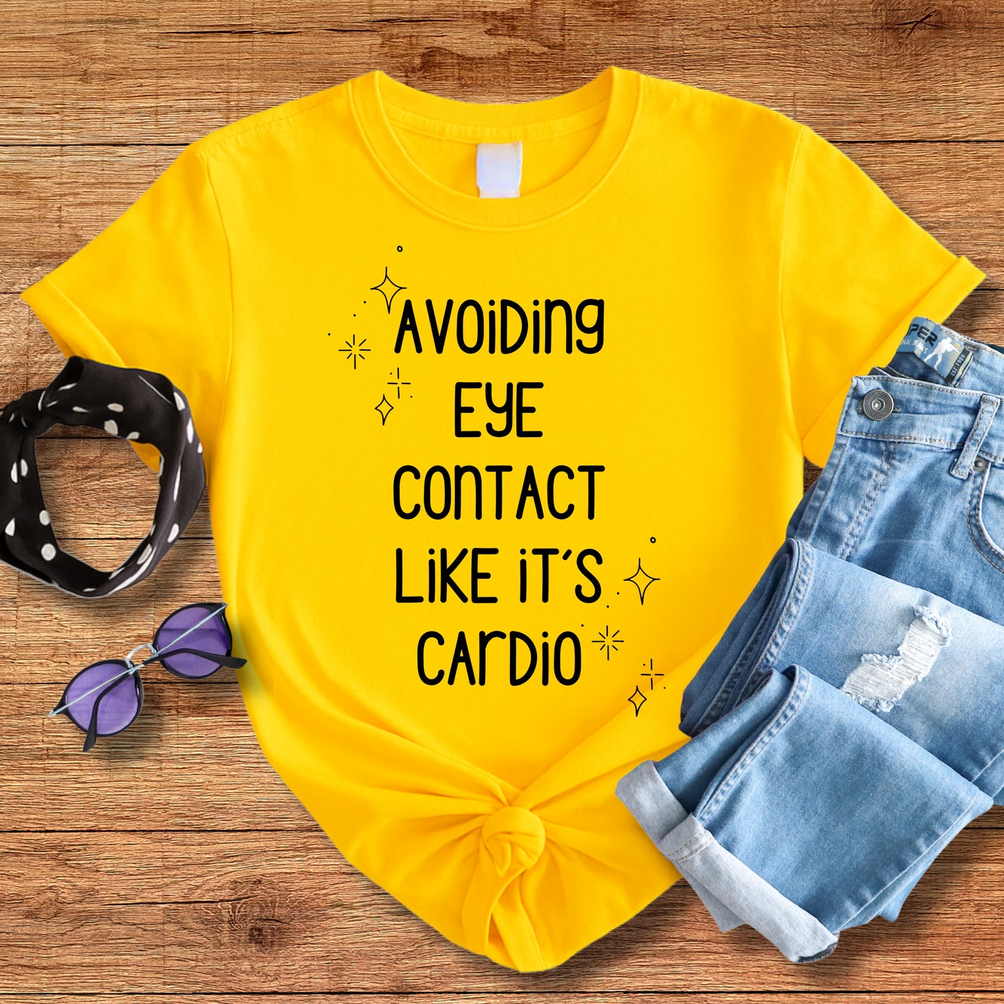Avoiding Eye Contact Tee