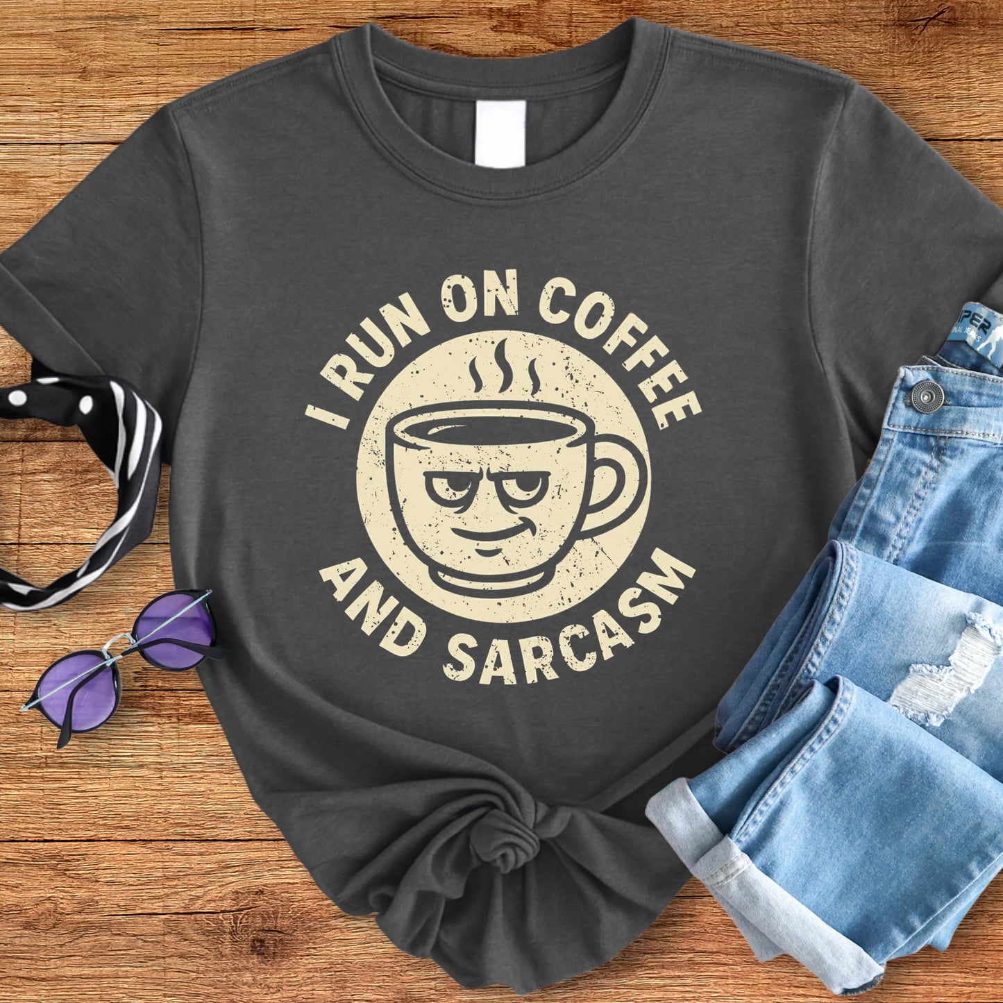 Coffee & Sarcasm Tee