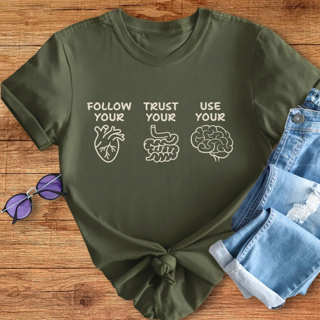 Heart Gut Brain Tee
