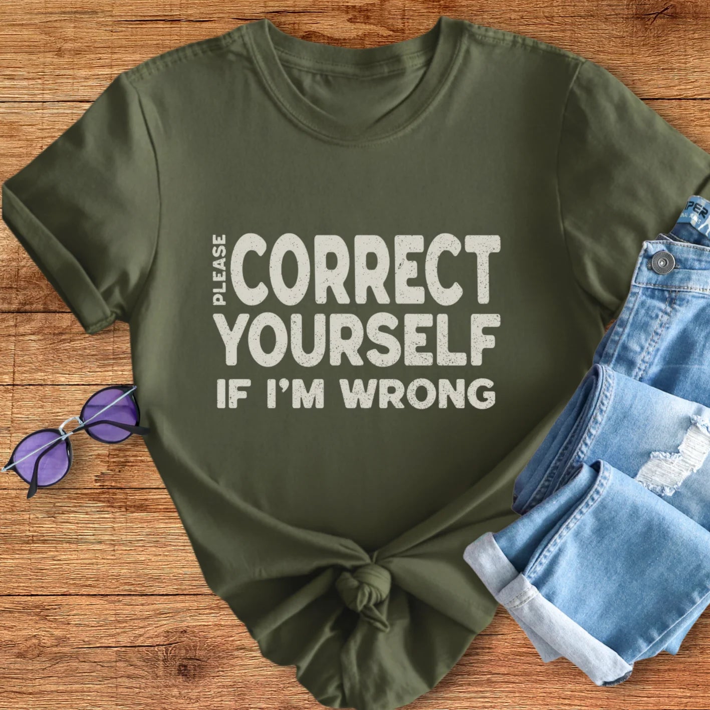 Correct Yourself Tee