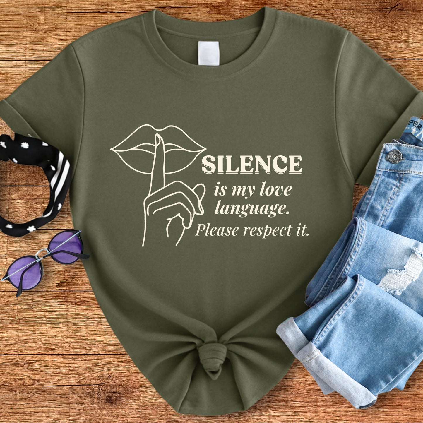 Silence Tee