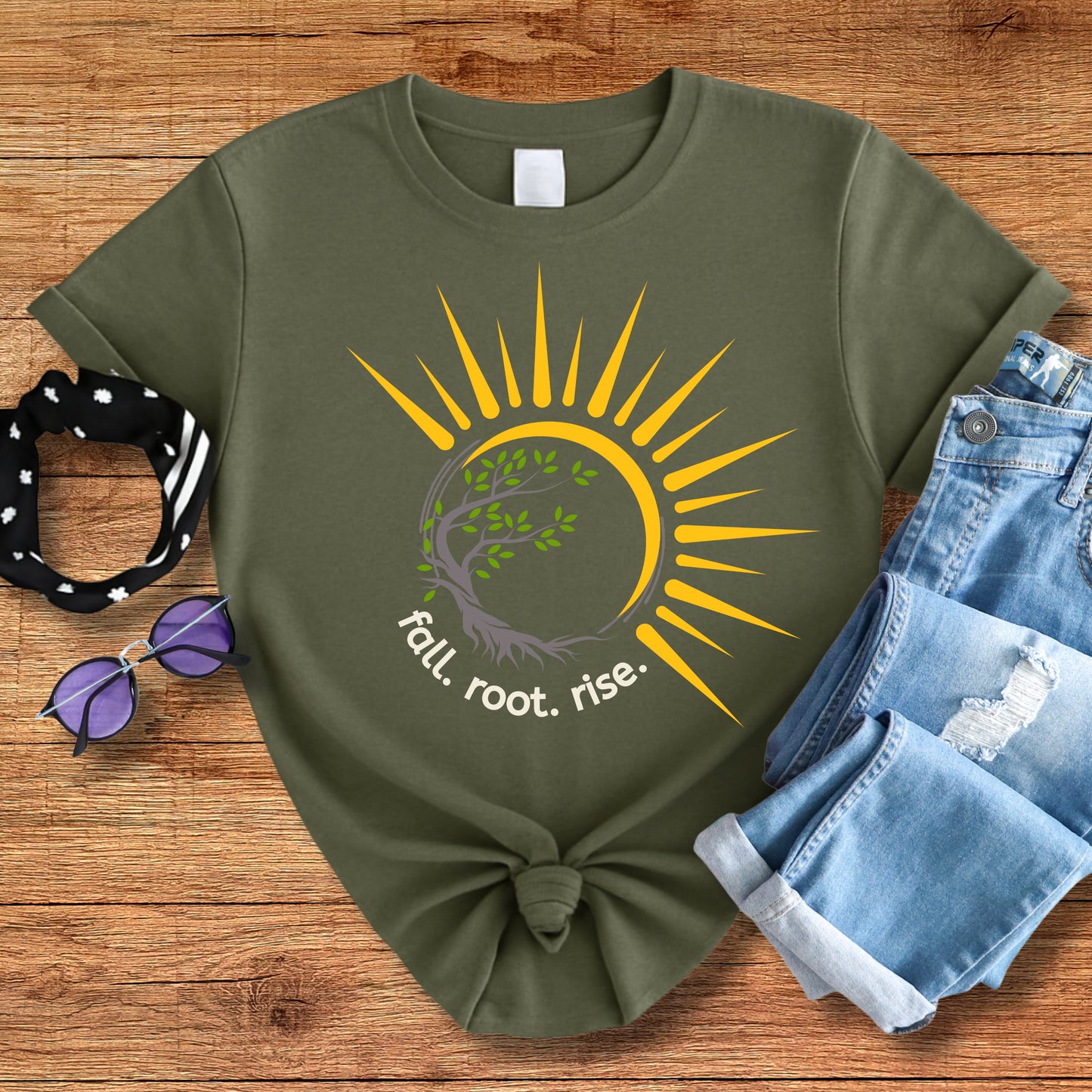 Fall. Root. Rise. Tee