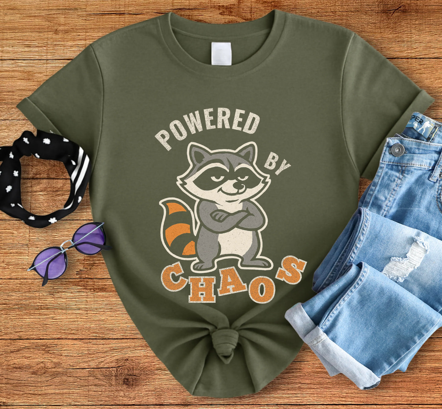 Powered By Chaos Tee