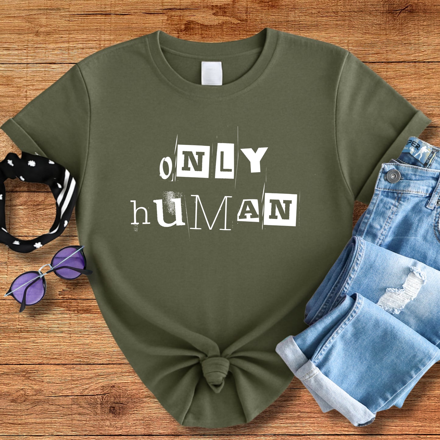 Only Human Tee