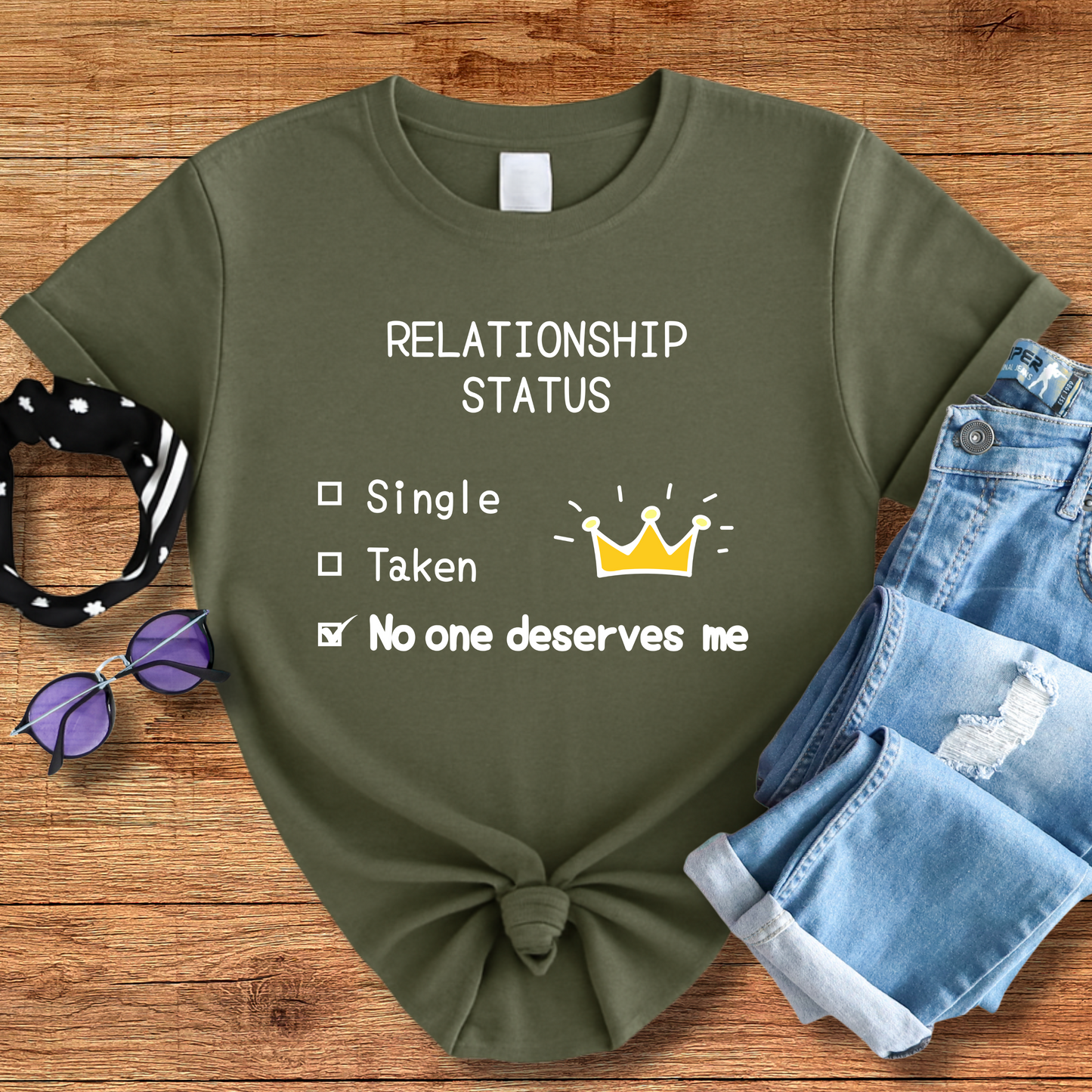 No One Deserves Me Tee