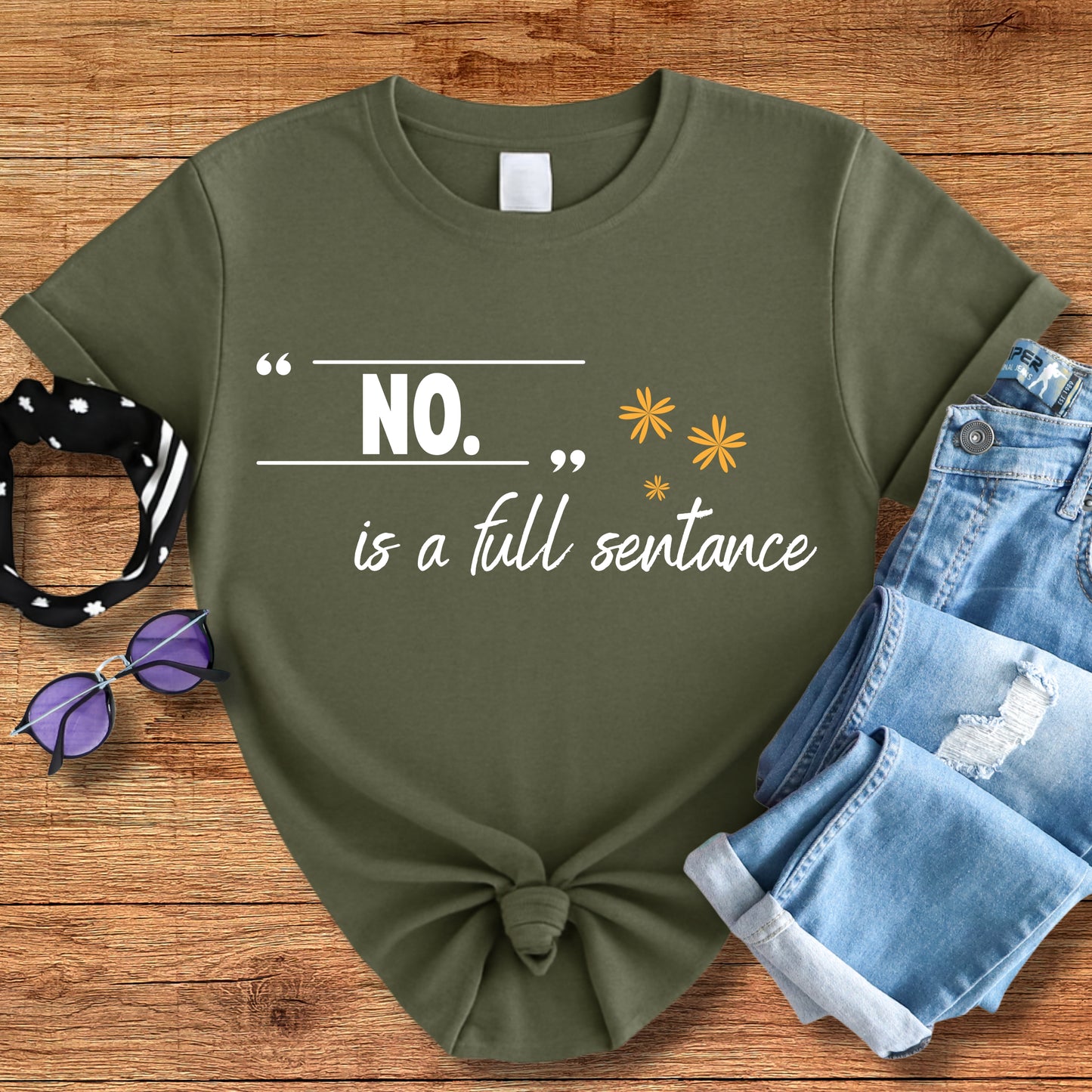 “No.“ Tee