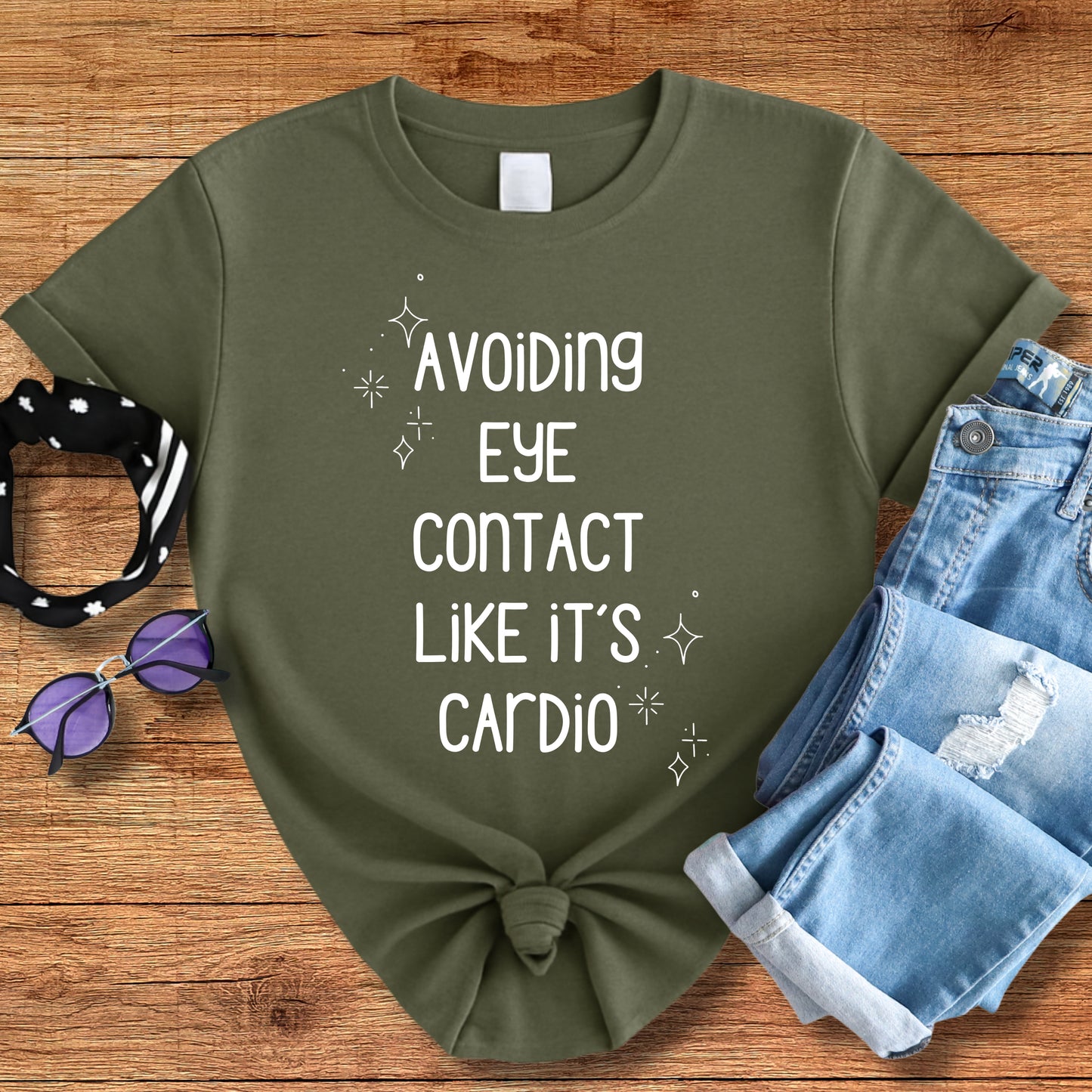 Avoiding Eye Contact Tee
