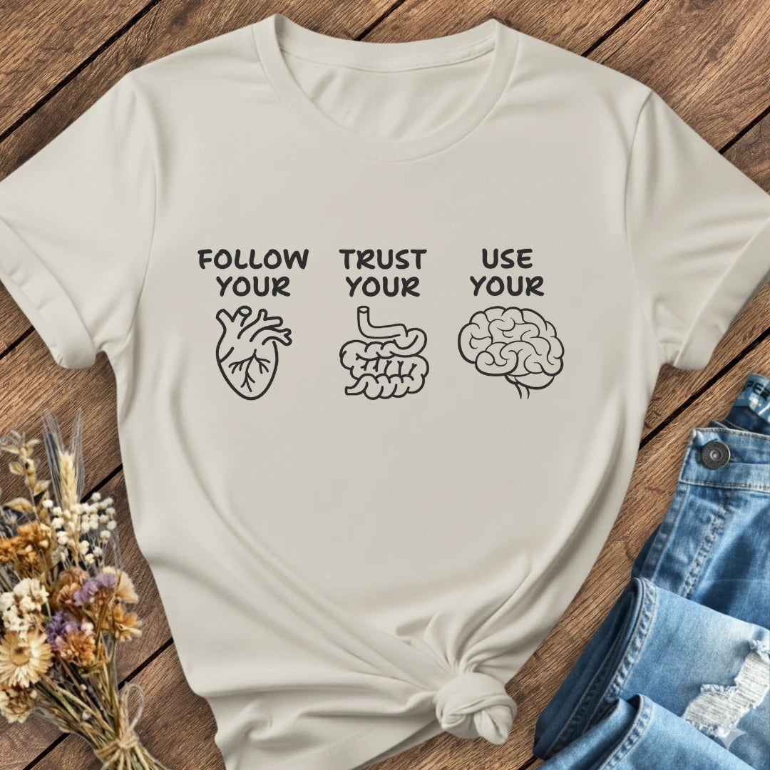Heart Gut Brain Tee