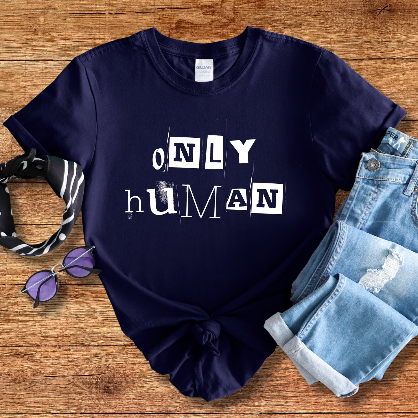Only Human Tee