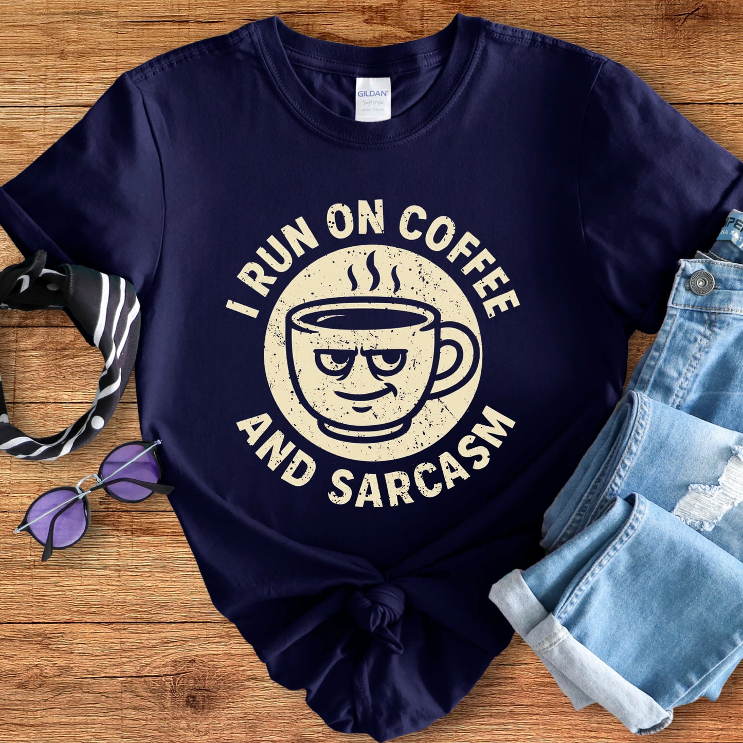 Coffee & Sarcasm Tee