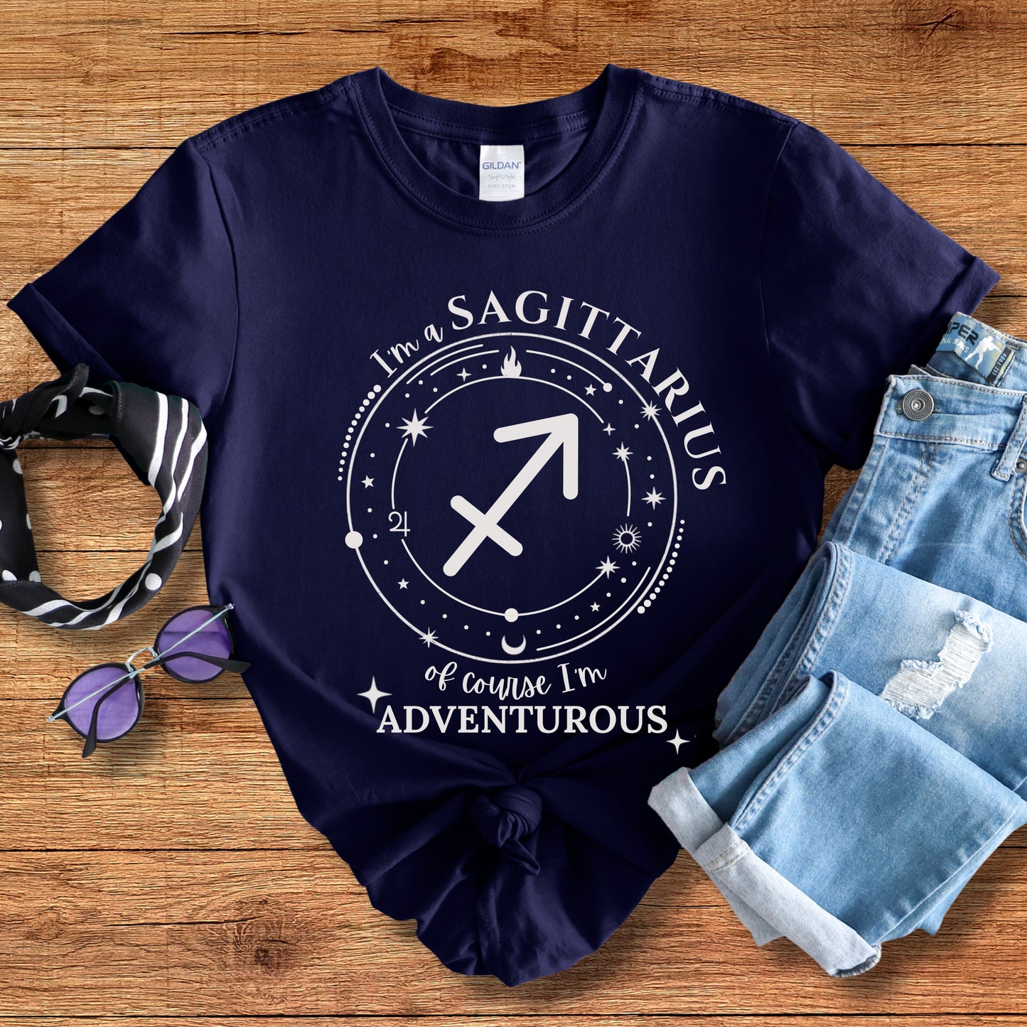 Adventurous Sagittarius Tee