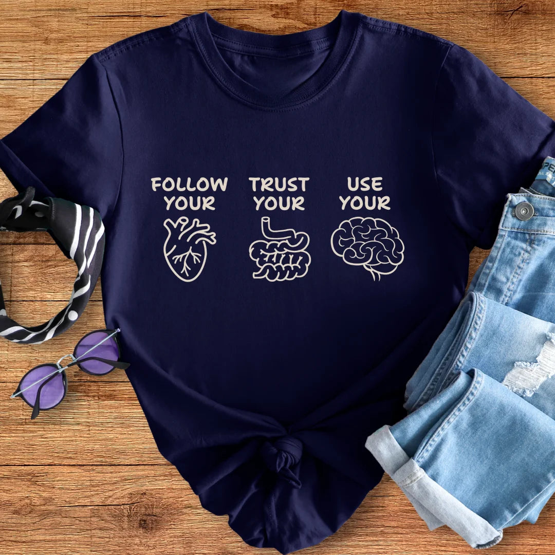 Heart Gut Brain Tee