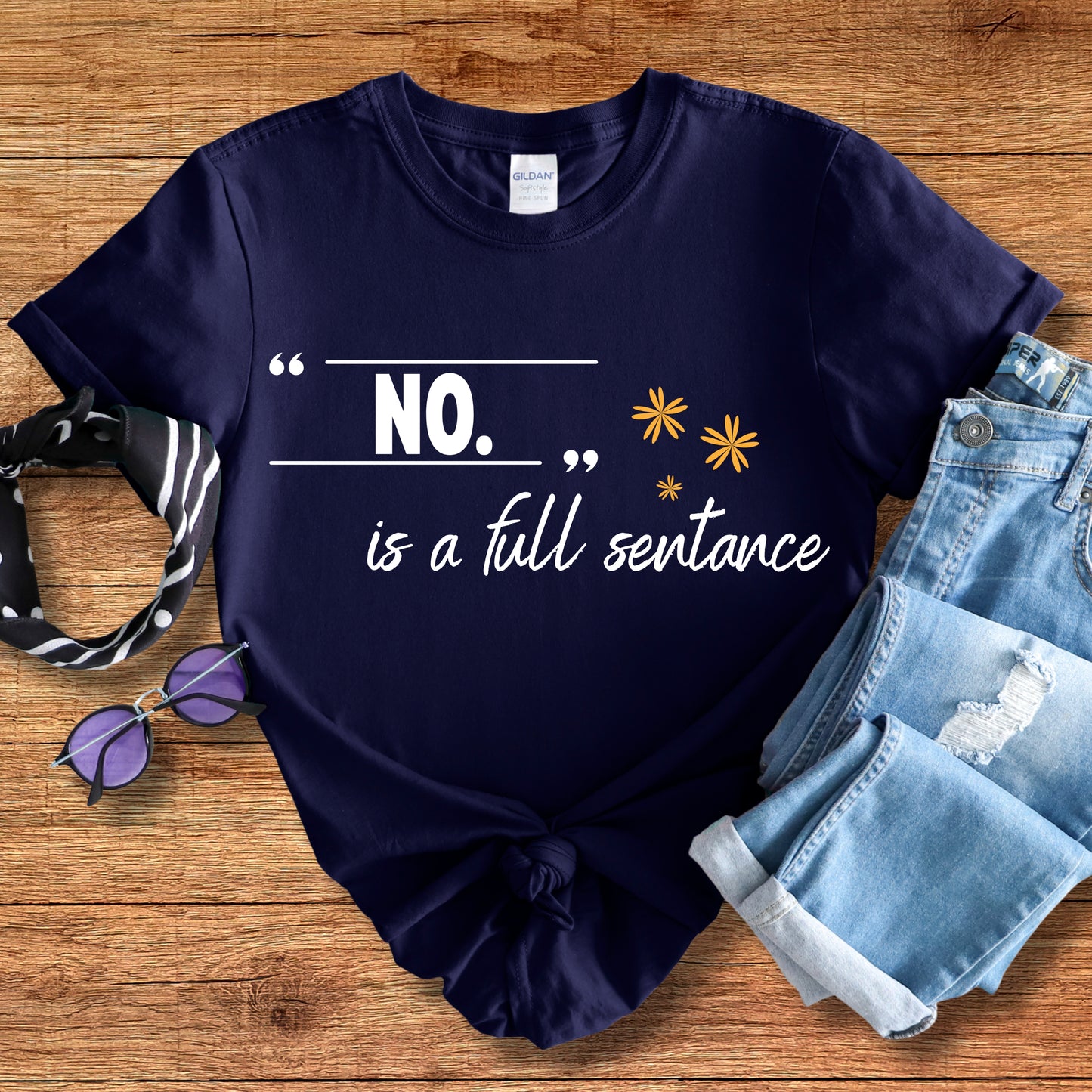 “No.“ Tee