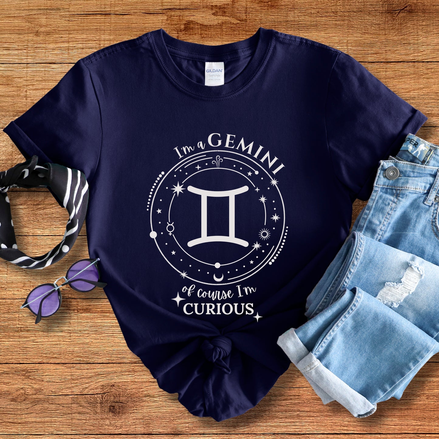 Curious Gemini Tee