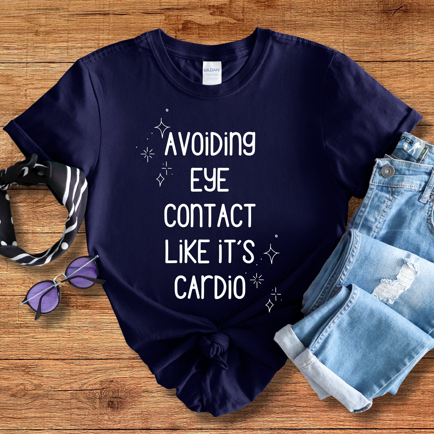 Avoiding Eye Contact Tee