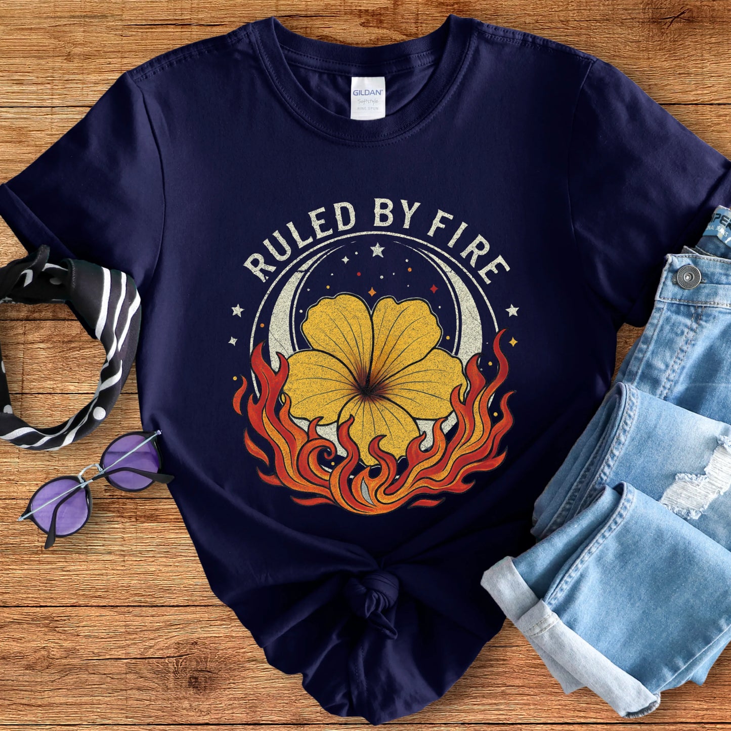 Ruled By Fire Tee