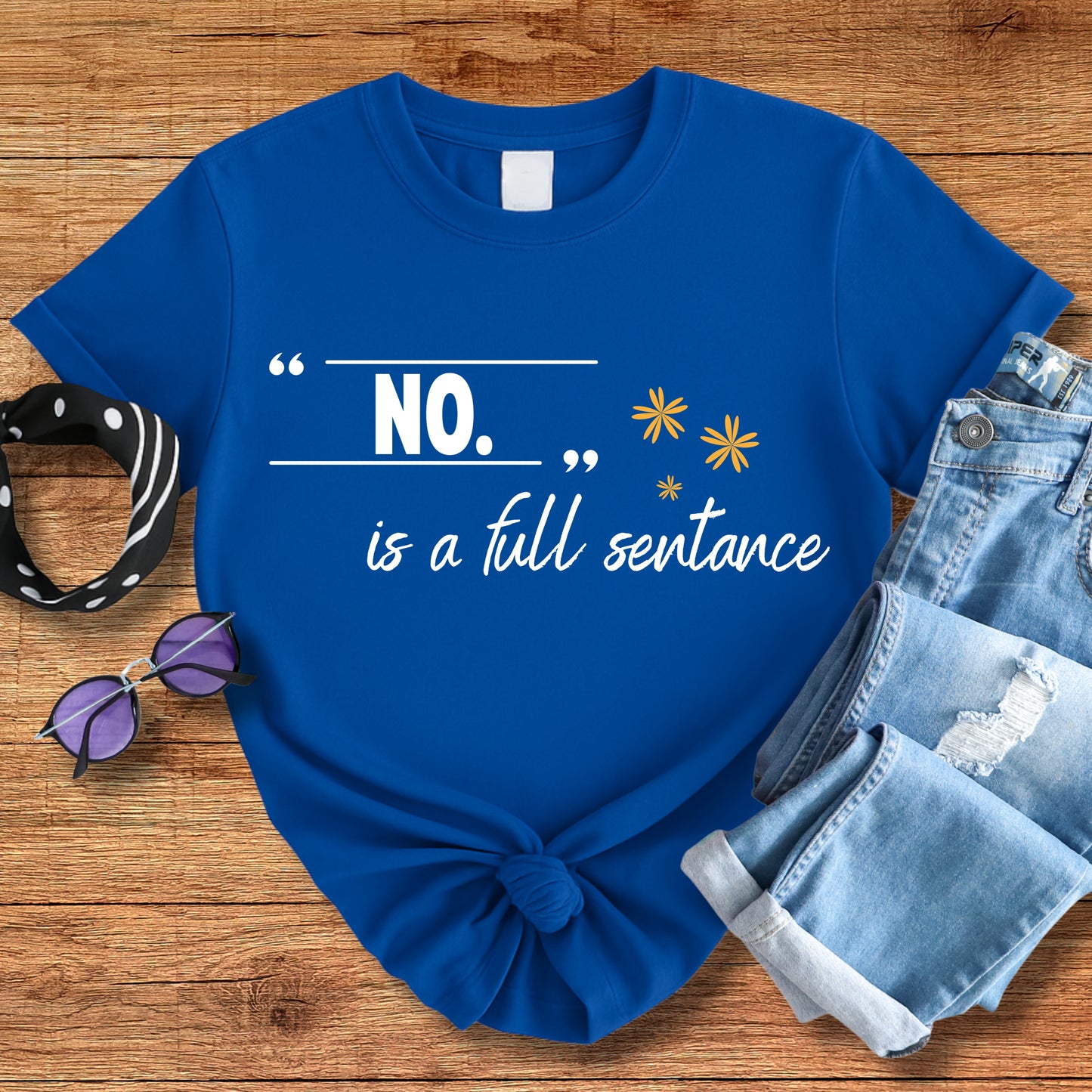“No.“ Tee
