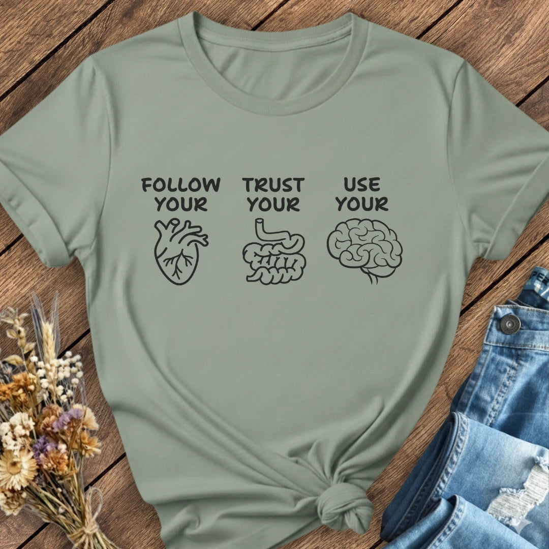 Heart Gut Brain Tee