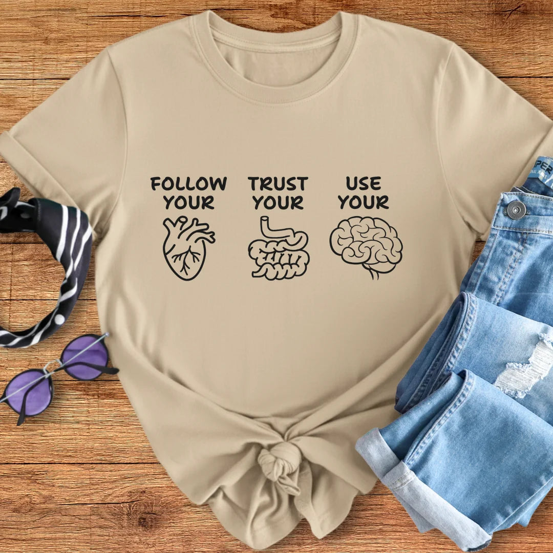 Heart Gut Brain Tee