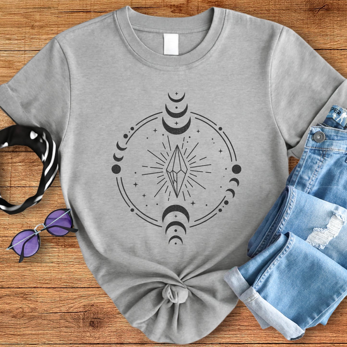 Crystal Moon Phases Tee
