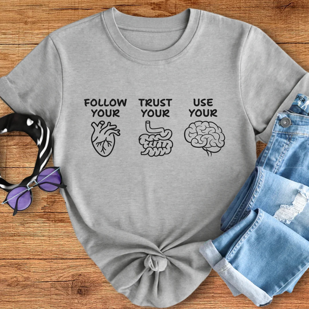 Heart Gut Brain Tee