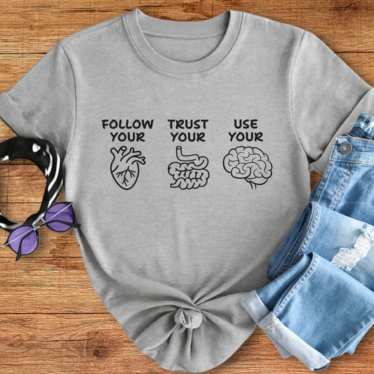 Heart Gut Brain Tee